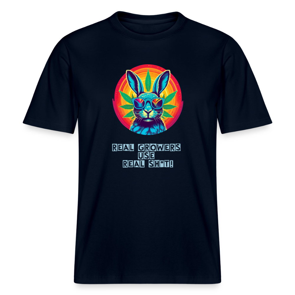 Superbunny Signature Tee – Für alle, die wissen, was wirklich wächst. - Navy