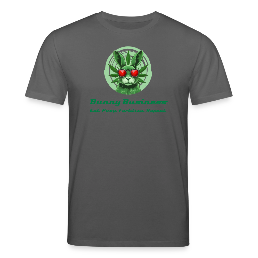 Trage die Revolution am Körper! SUPERBUNNY Unisex Organic T-Shirt - Anthrazit
