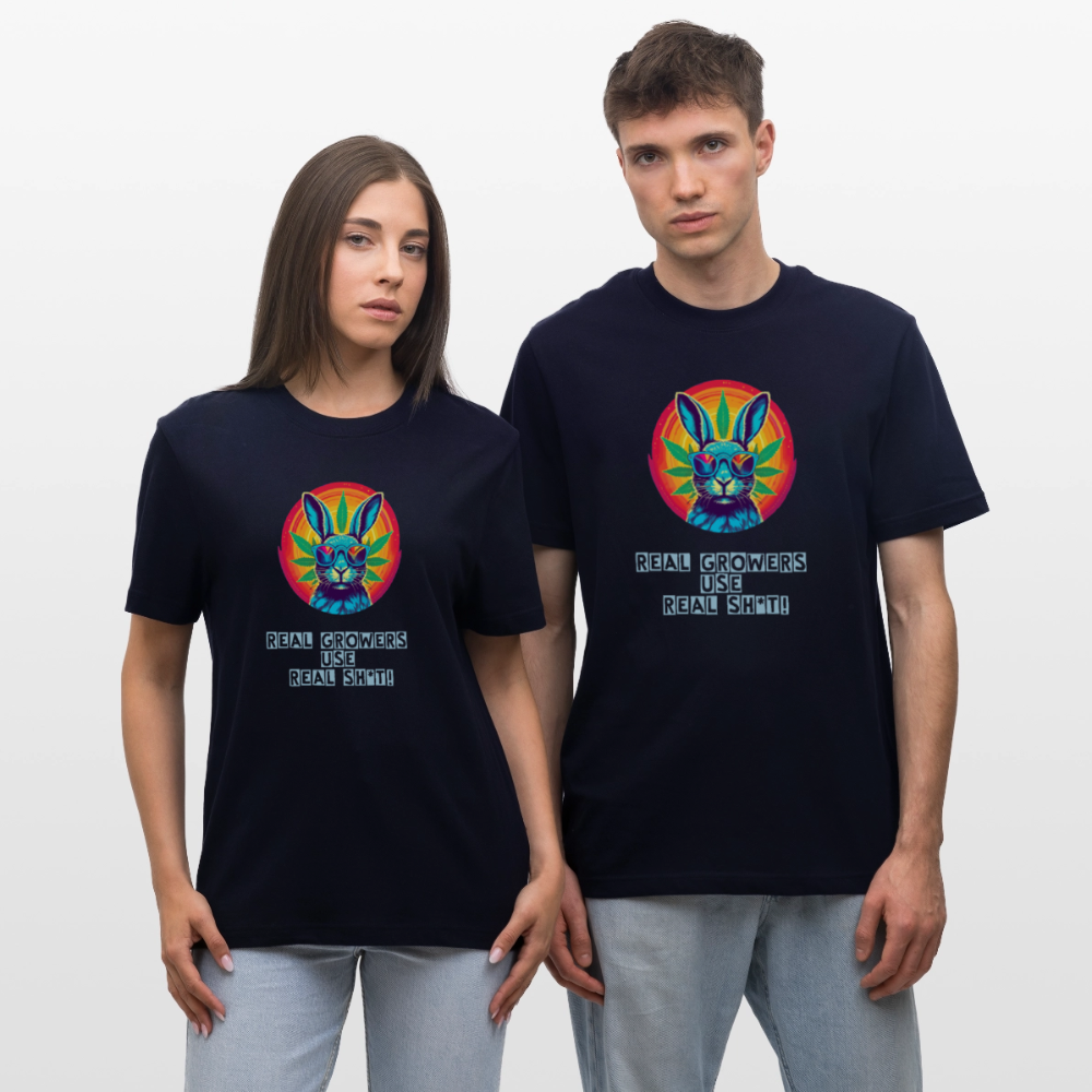 Superbunny Signature Tee – Für alle, die wissen, was wirklich wächst. - Navy