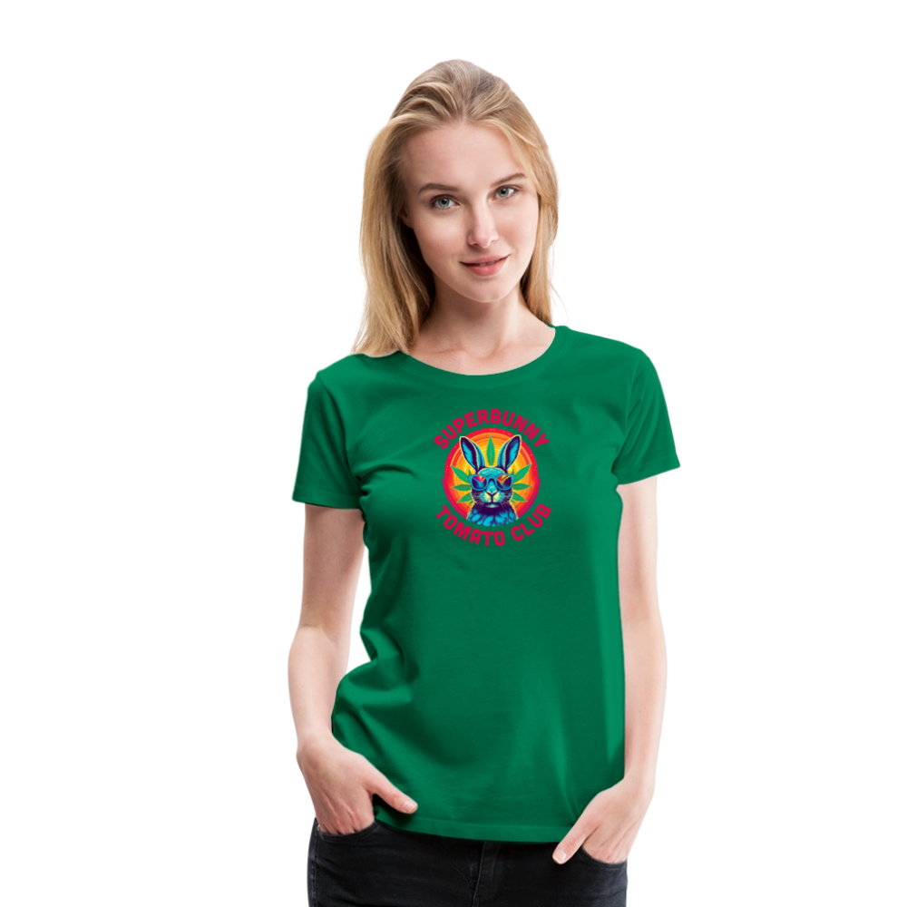 Superbunny Club Tee – für echte Pflanzköniginnen - Kelly Green