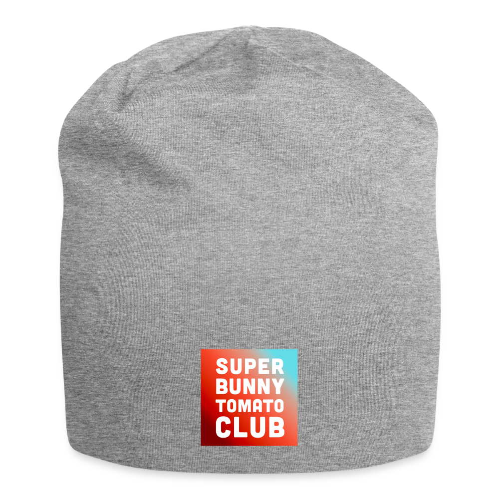 Superbunny Jersey-Beanie – Hoppel dich warm! - Grau meliert