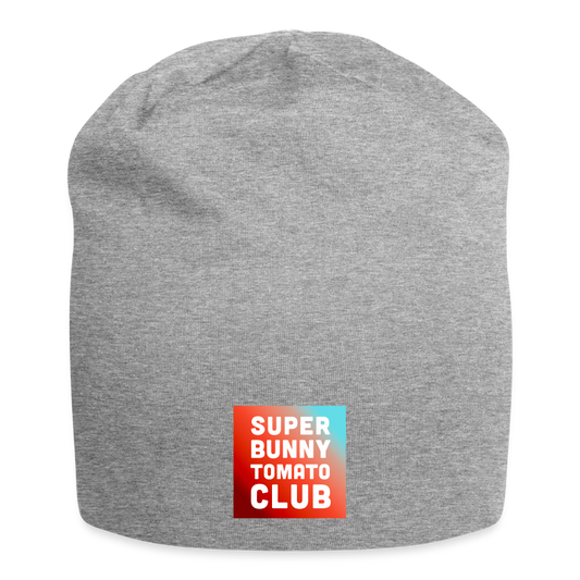 Superbunny Jersey-Beanie – Hoppel dich warm! - Grau meliert