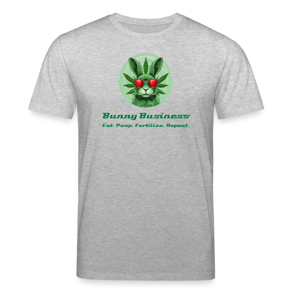 Trage die Revolution am Körper! SUPERBUNNY Unisex Organic T-Shirt - Grau meliert