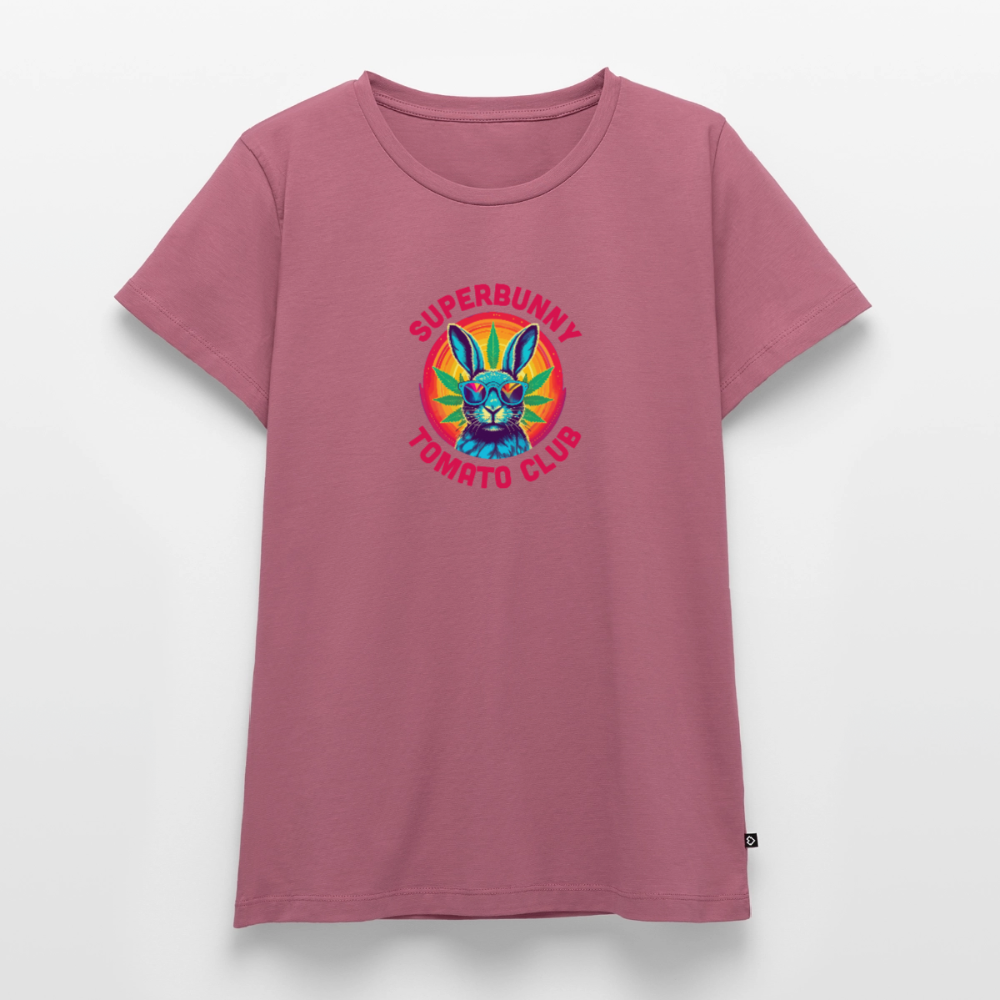 Superbunny Club Tee – für echte Pflanzköniginnen - Mauve