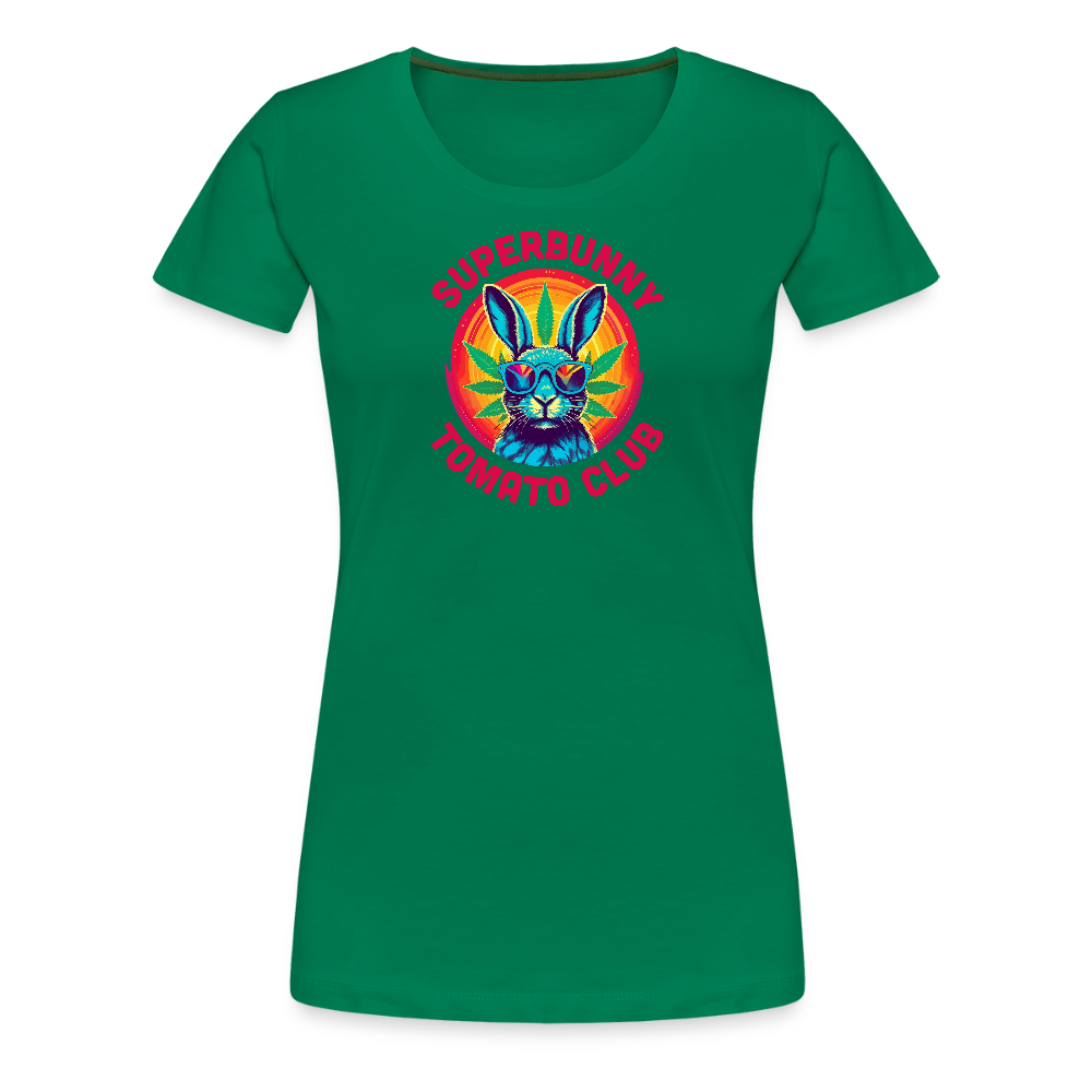Superbunny Club Tee – für echte Pflanzköniginnen - Kelly Green