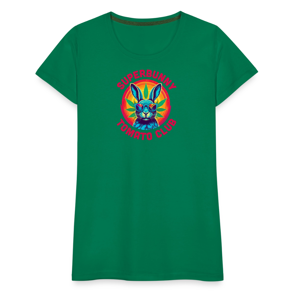 Superbunny Club Tee – für echte Pflanzköniginnen - Kelly Green