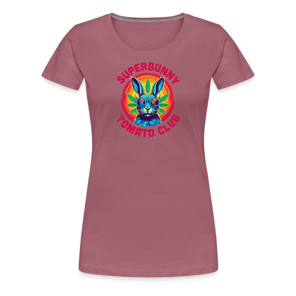 Superbunny Club Tee – für echte Pflanzköniginnen - Malve