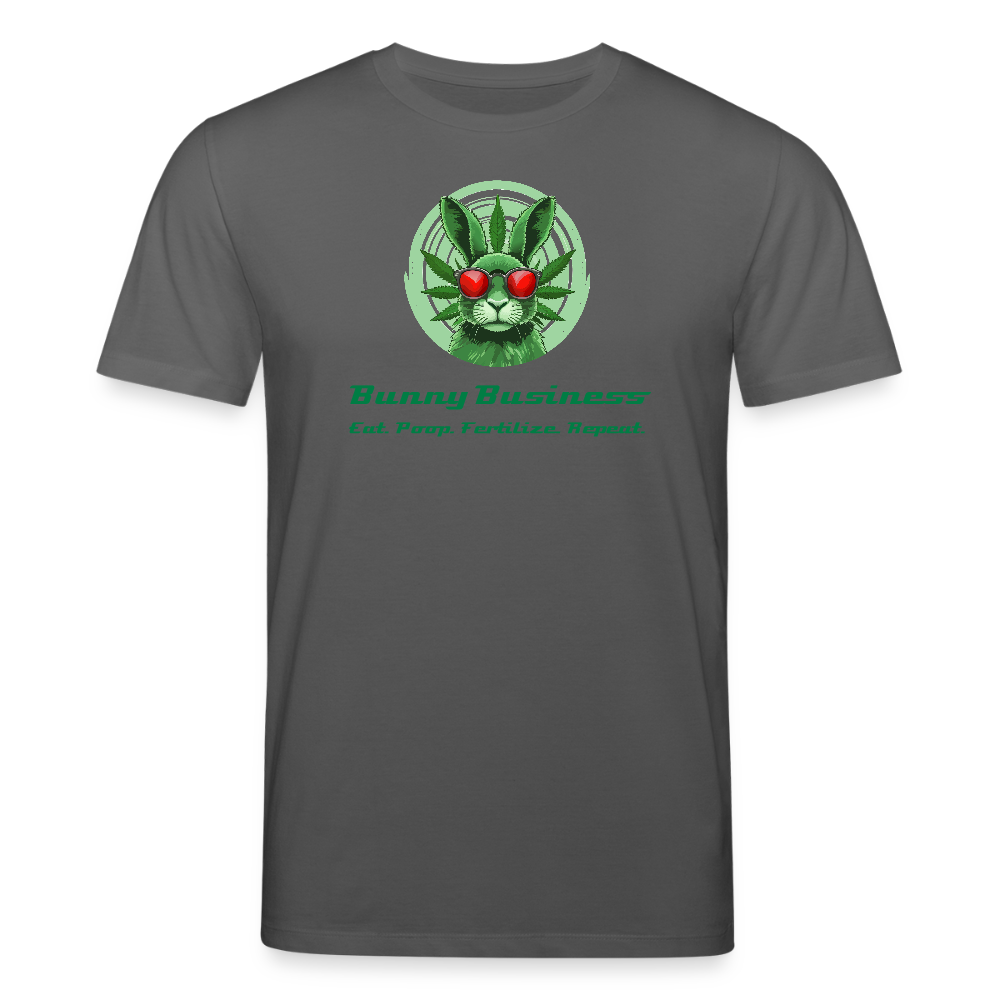 Trage die Revolution am Körper! SUPERBUNNY Unisex Organic T-Shirt - Anthrazit