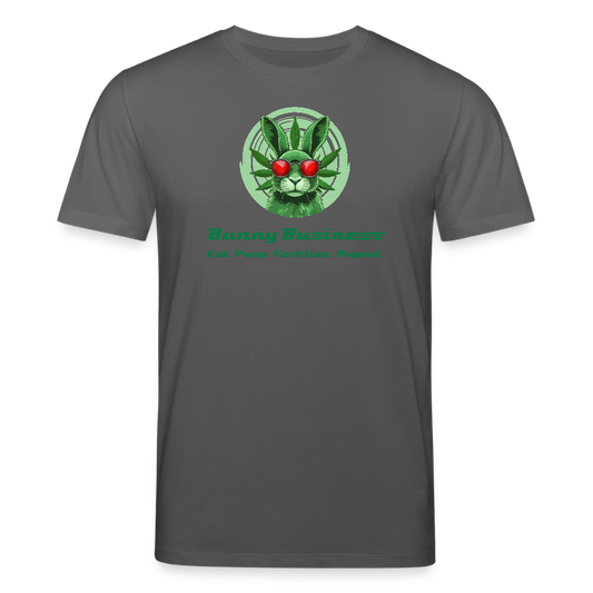 Trage die Revolution am Körper! SUPERBUNNY Unisex Organic T-Shirt - Anthrazit