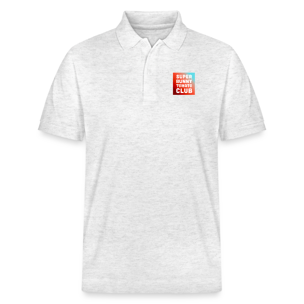 Superbunny Club Poloshirt – Für echte Grow-Gentlemen & -Ladies! 🌱🐰🍅 - Weiß meliert