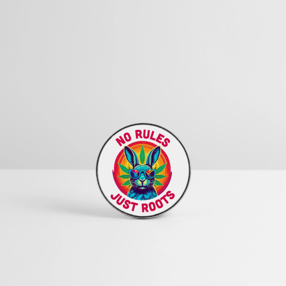 No Rules. Just Roots. – Kühlschrankmagnet - Weiß