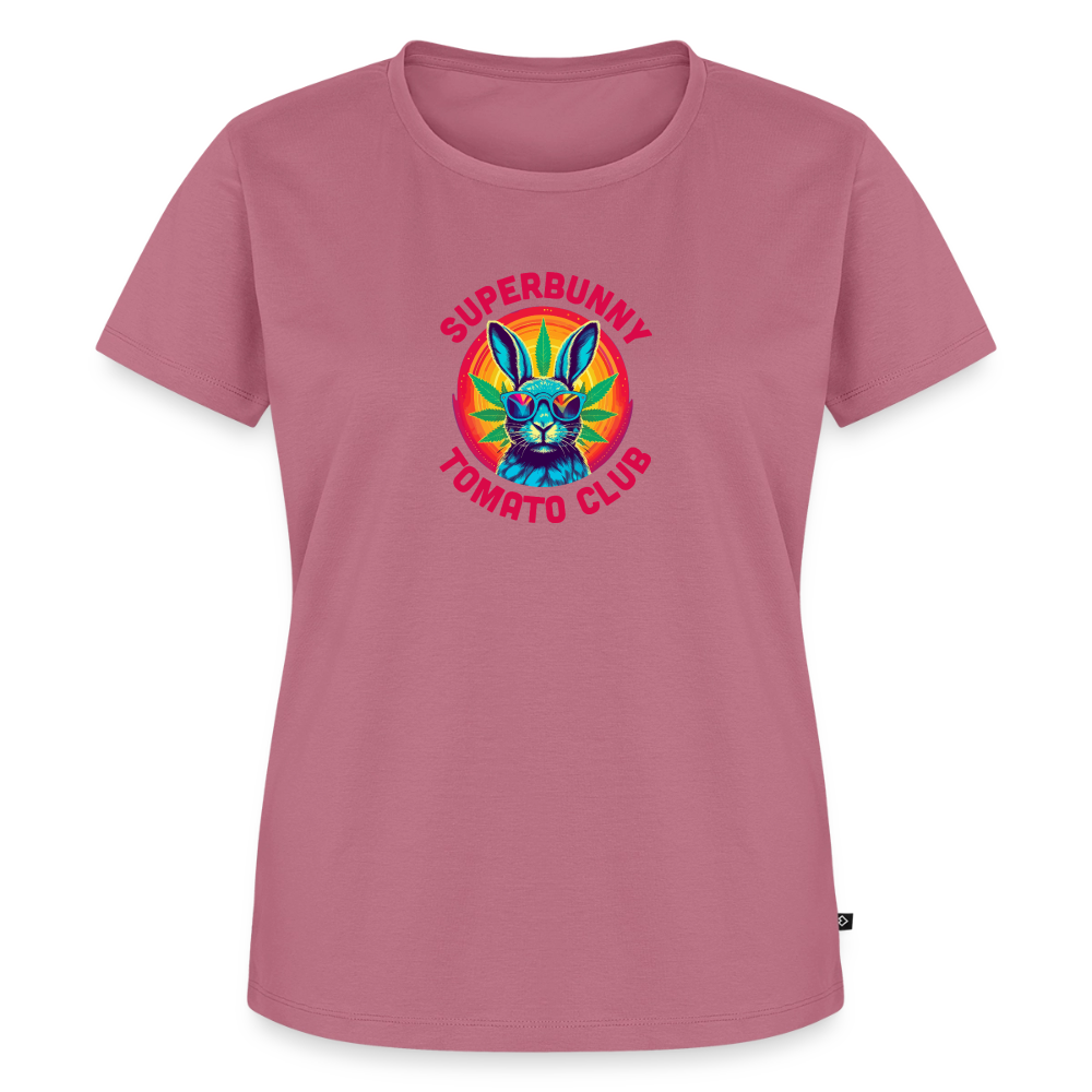 Superbunny Club Tee – für echte Pflanzköniginnen - Mauve
