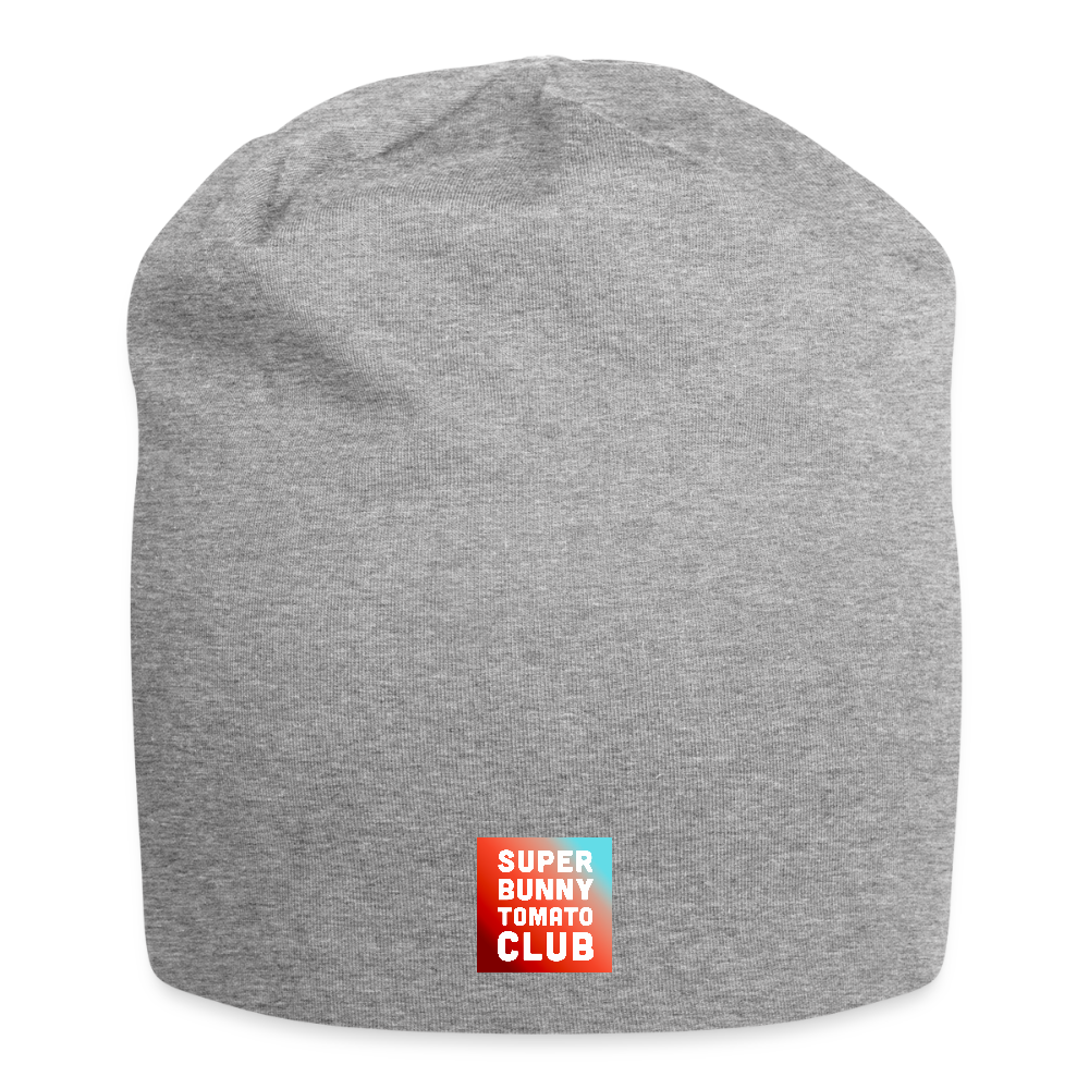 Superbunny Jersey-Beanie – Hoppel dich warm! - Grau meliert